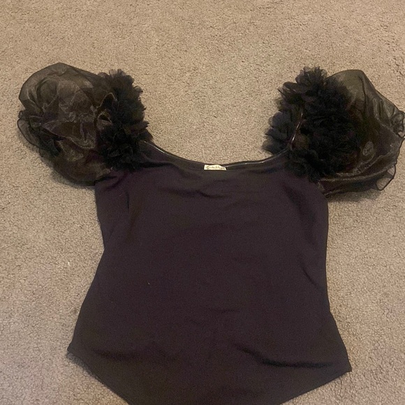 Free People Black Bodysuit - Picture 2 of 7